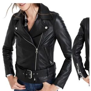 Madewell Black Leather Jacket